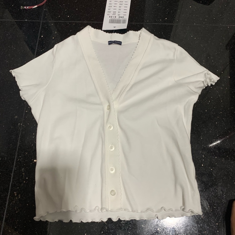 ISO Brandy melville paige ruffle top